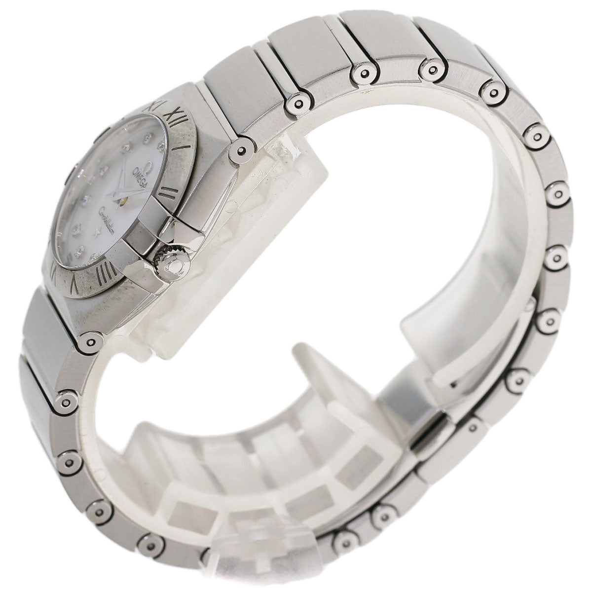 OMEGA Constellation 12P Diamond Watches 123.10.24.60.55.001 Stainless Steel/Stainless Steel Ladies