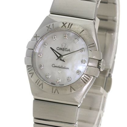 OMEGA Constellation 12P Diamond Watches 123.10.24.60.55.001 Stainless Steel/Stainless Steel Ladies