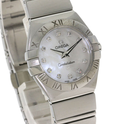 OMEGA Constellation 12P Diamond Watches 123.10.24.60.55.001 Stainless Steel/Stainless Steel Ladies