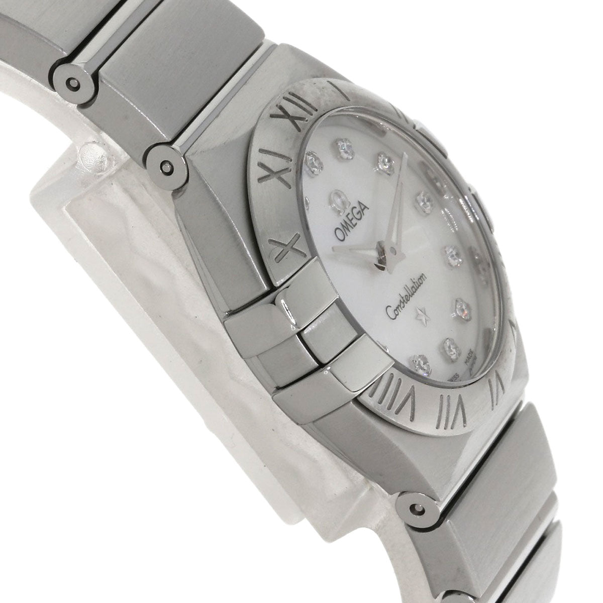 OMEGA Constellation 12P Diamond Watches 123.10.24.60.55.001 Stainless Steel/Stainless Steel Ladies