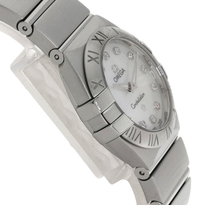 OMEGA Constellation 12P Diamond Watches 123.10.24.60.55.001 Stainless Steel/Stainless Steel Ladies
