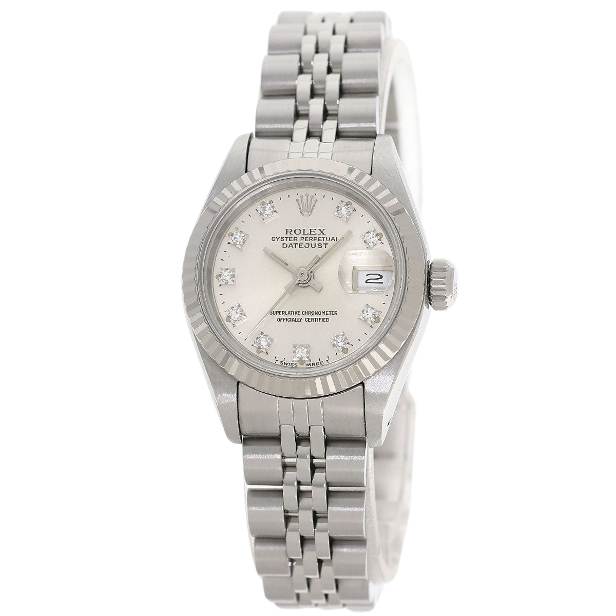 ROLEX DATEJUST 10P Diamond Watches 69174G Stainless Steel/Stainless Steel Ladies