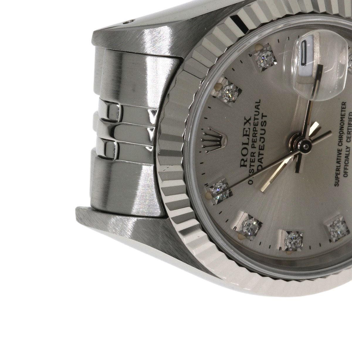 ROLEX DATEJUST 10P Diamond Watches 69174G Stainless Steel/Stainless Steel Ladies