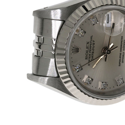 ROLEX DATEJUST 10P Diamond Watches 69174G Stainless Steel/Stainless Steel Ladies