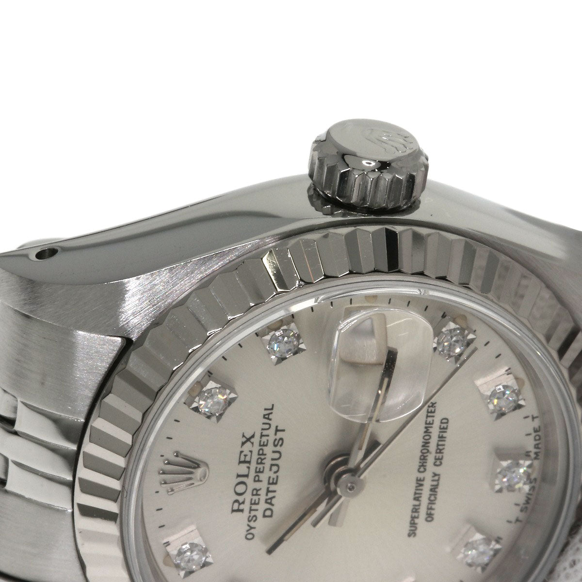 ROLEX DATEJUST 10P Diamond Watches 69174G Stainless Steel/Stainless Steel Ladies