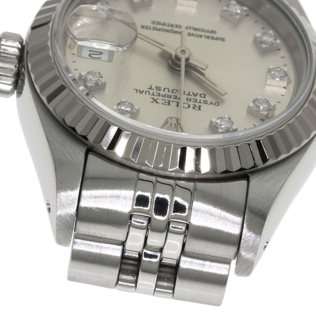 ROLEX DATEJUST 10P Diamond Watches 69174G Stainless Steel/Stainless Steel Ladies