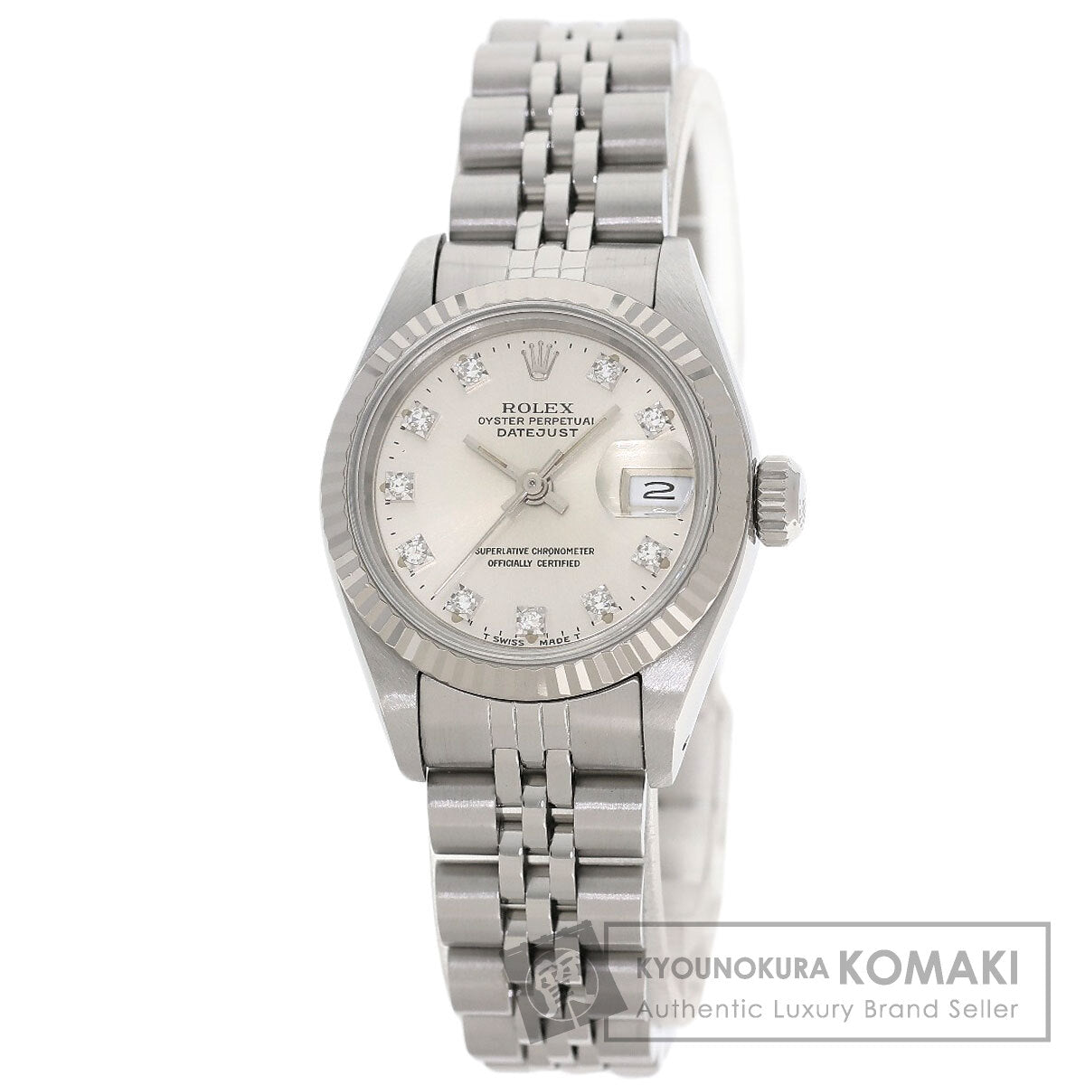 ROLEX DATEJUST 10P Diamond Watches 69174G Stainless Steel/Stainless Steel Ladies