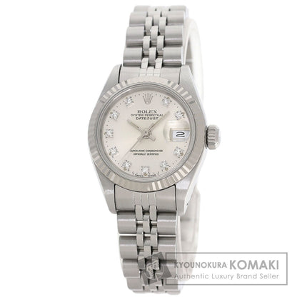 ROLEX DATEJUST 10P Diamond Watches 69174G Stainless Steel/Stainless Steel Ladies
