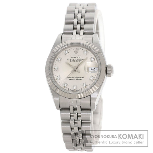 ROLEX DATEJUST 10P Diamond Watches 69174G Stainless Steel/Stainless Steel Ladies