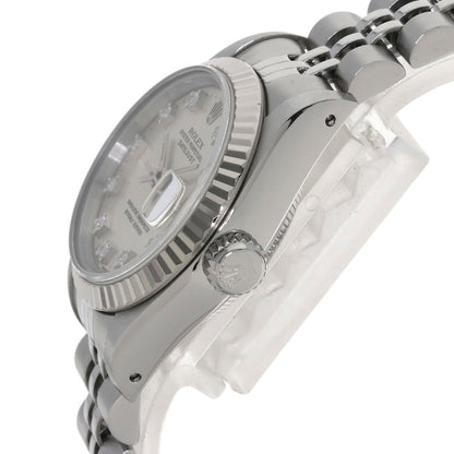 ROLEX DATEJUST 10P Diamond Watches 69174G Stainless Steel/Stainless Steel Ladies