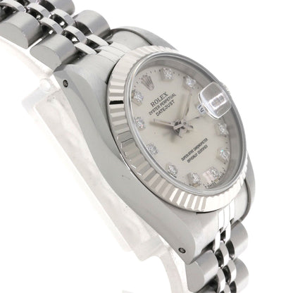 ROLEX DATEJUST 10P Diamond Watches 69174G Stainless Steel/Stainless Steel Ladies