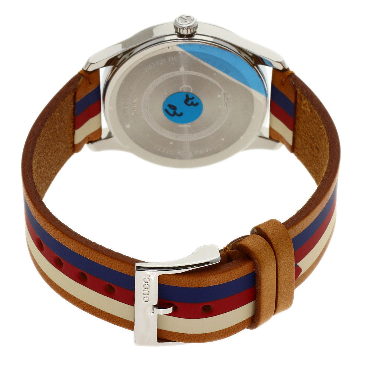 GUCCI G timeless Watches 126.4 Stainless Steel/Leather Boys
