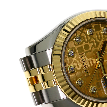 ROLEX DATEJUST 10P Diamond Watches 179173G Stainless Steel/SSxK18YG Ladies