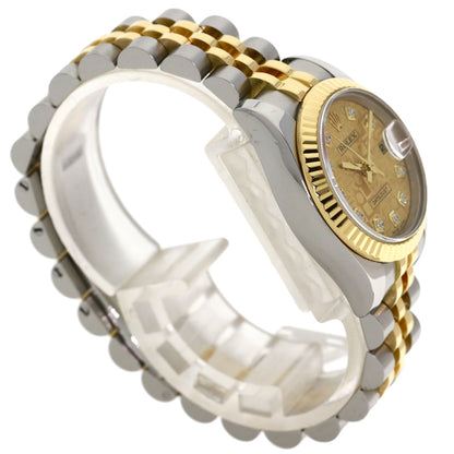 ROLEX DATEJUST 10P Diamond Watches 179173G Stainless Steel/SSxK18YG Ladies