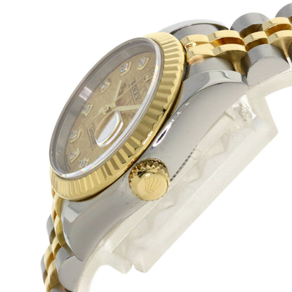 ROLEX DATEJUST 10P Diamond Watches 179173G Stainless Steel/SSxK18YG Ladies