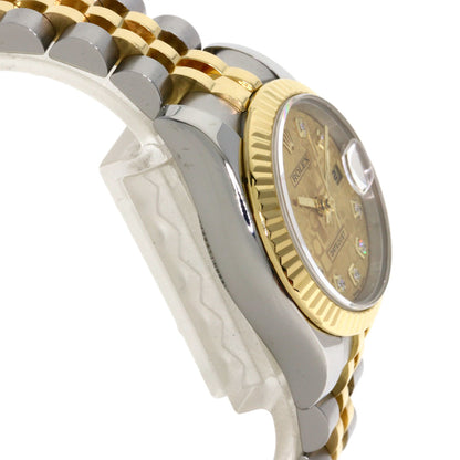 ROLEX DATEJUST 10P Diamond Watches 179173G Stainless Steel/SSxK18YG Ladies