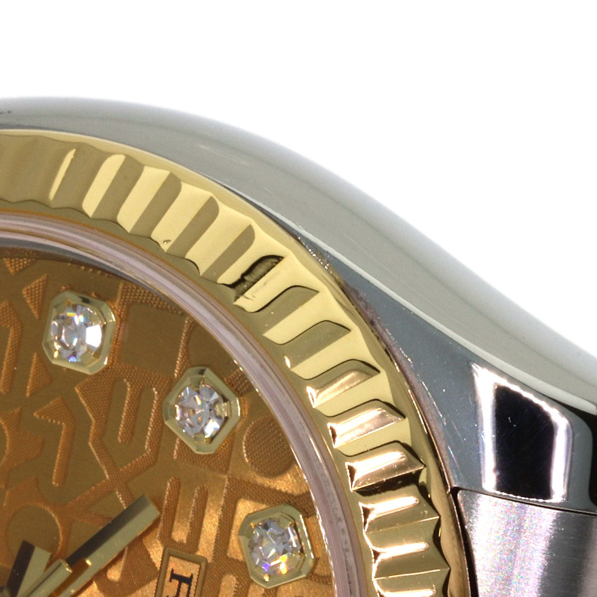 ROLEX DATEJUST 10P Diamond Watches 179173G Stainless Steel/SSxK18YG Ladies
