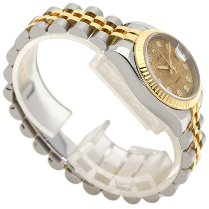ROLEX DATEJUST 10P Diamond Watches 179173G Stainless Steel/SSxK18YG Ladies