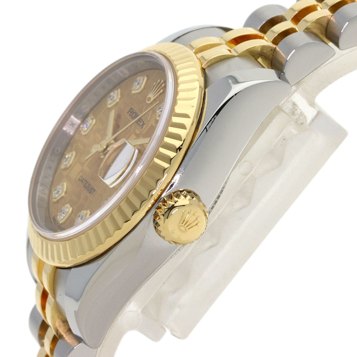 ROLEX DATEJUST 10P Diamond Watches 179173G Stainless Steel/SSxK18YG Ladies