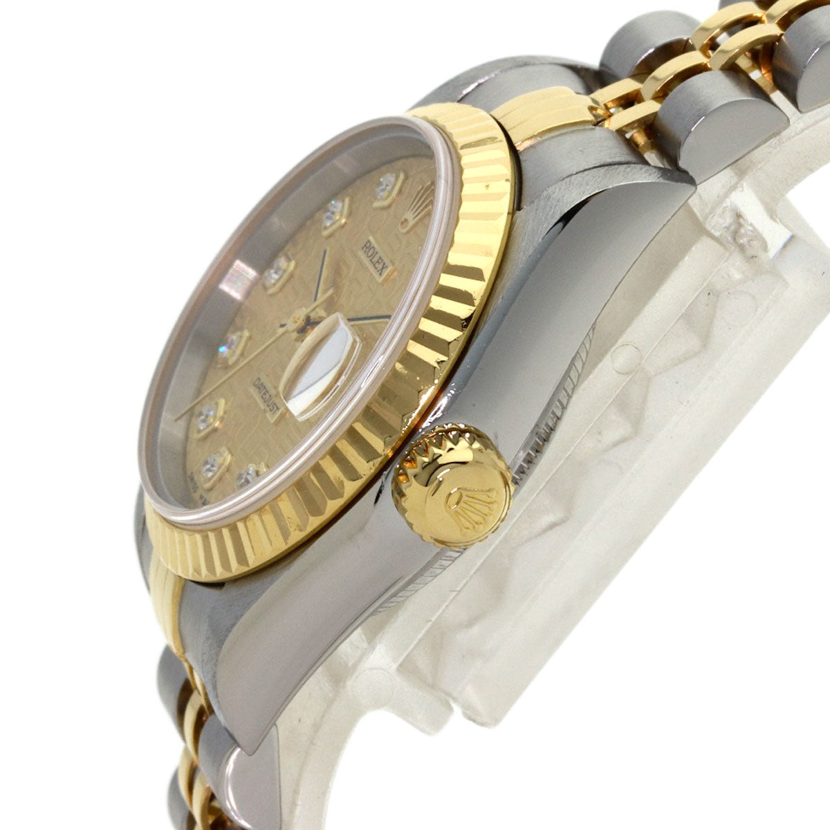 ROLEX DATEJUST 10P Diamond Watches 79173G Stainless Steel/SSxK18YG Ladies