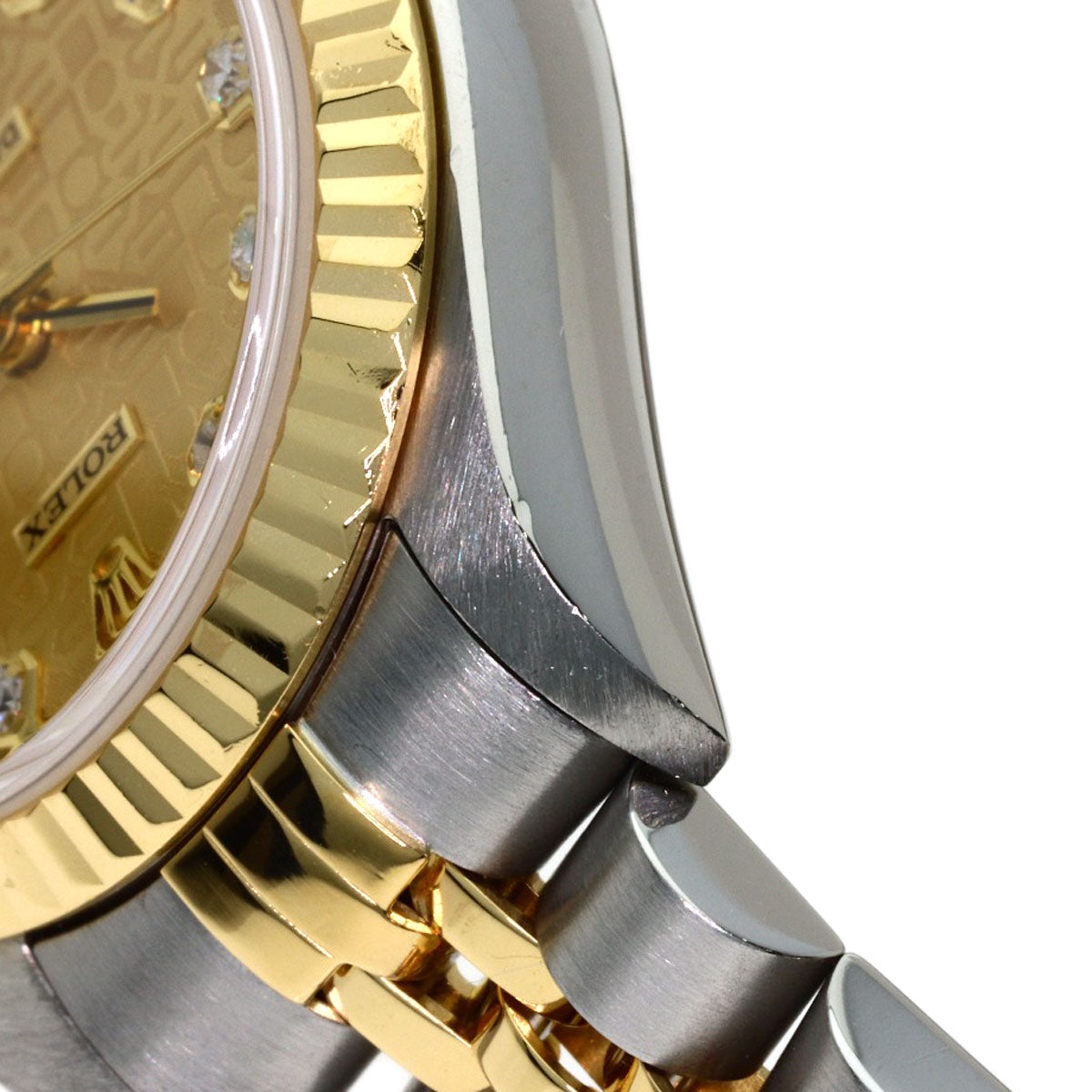ROLEX DATEJUST 10P Diamond Watches 79173G Stainless Steel/SSxK18YG Ladies