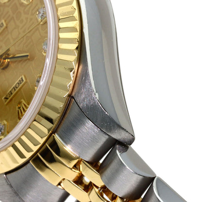 ROLEX DATEJUST 10P Diamond Watches 79173G Stainless Steel/SSxK18YG Ladies