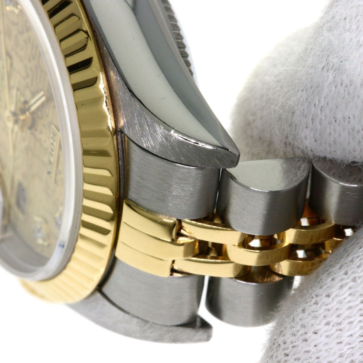 ROLEX DATEJUST 10P Diamond Watches 79173G Stainless Steel/SSxK18YG Ladies