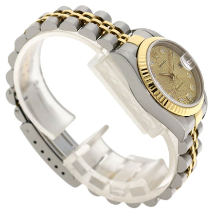 ROLEX DATEJUST 10P Diamond Watches 79173G Stainless Steel/SSxK18YG Ladies