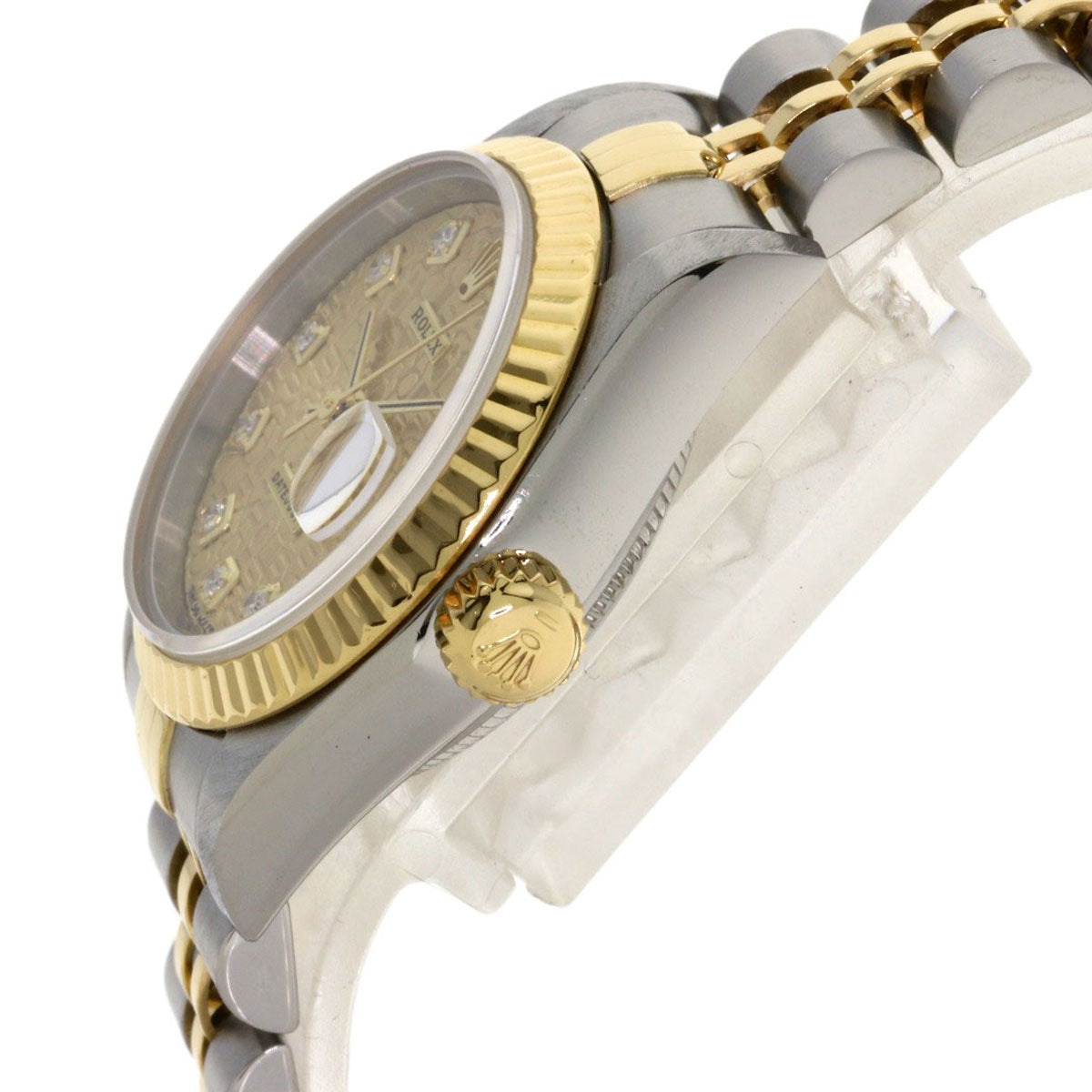 ROLEX DATEJUST 10P Diamond Watches 79173G Stainless Steel/SSxK18YG Ladies