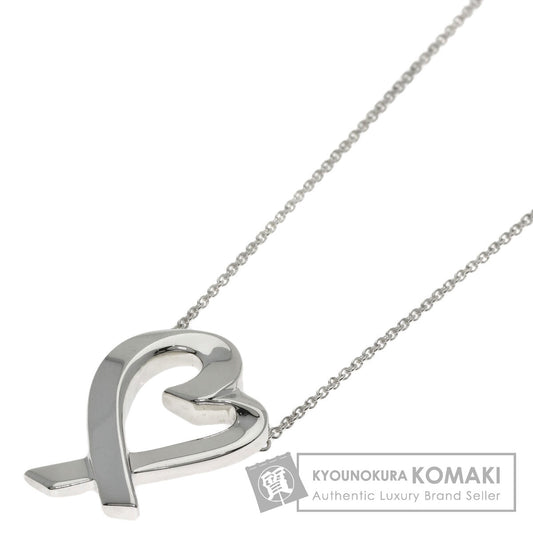 TIFFANY&Co. Loving heart Necklace Silver Ladies [Used]