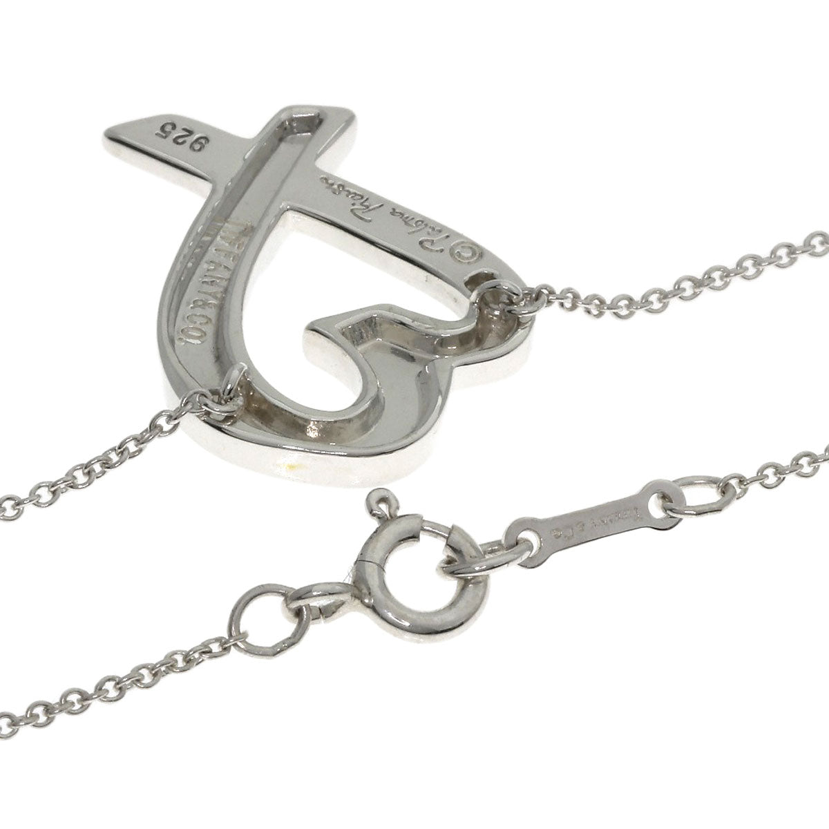 TIFFANY&Co. Loving heart Necklace Silver Ladies [Used]
