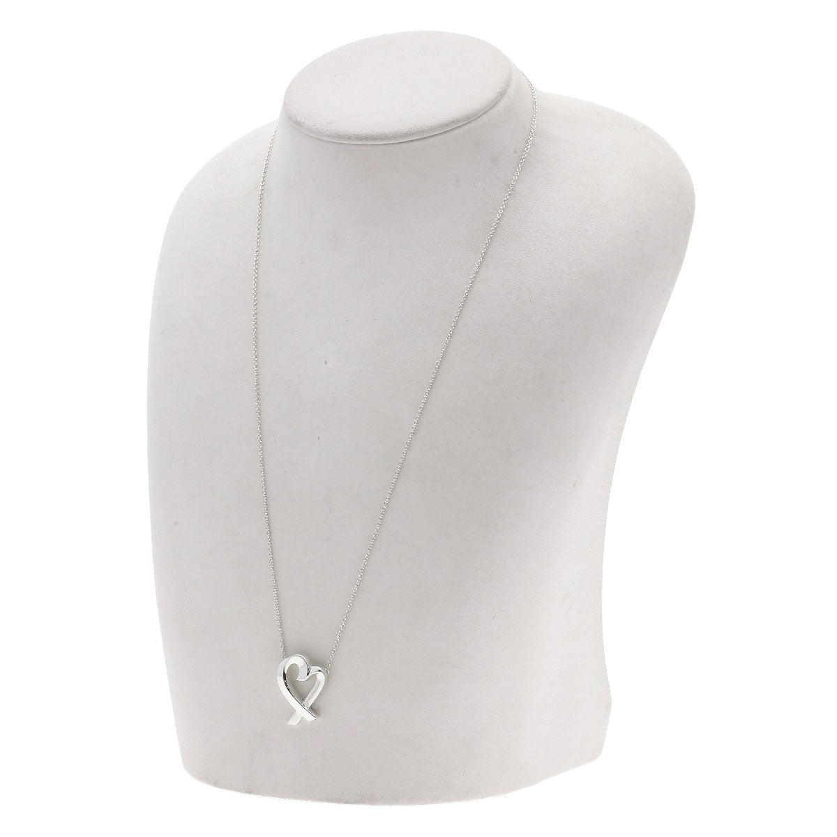 TIFFANY&Co. Loving heart Necklace Silver Ladies [Used]