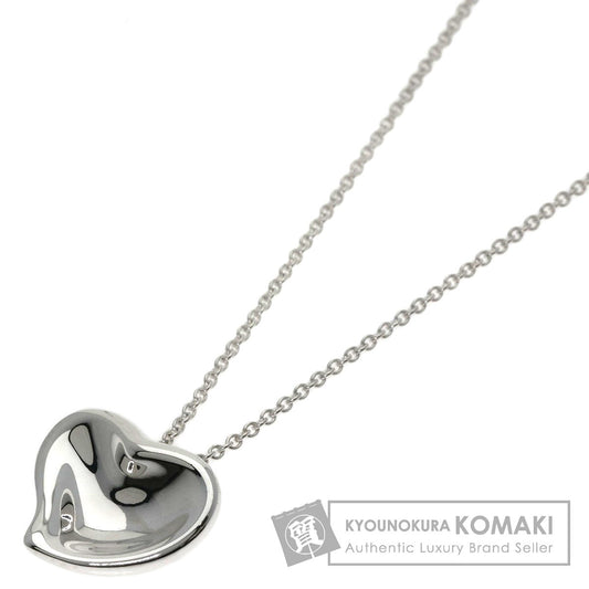 TIFFANY&Co. Full heart Necklace Silver Ladies [Used]