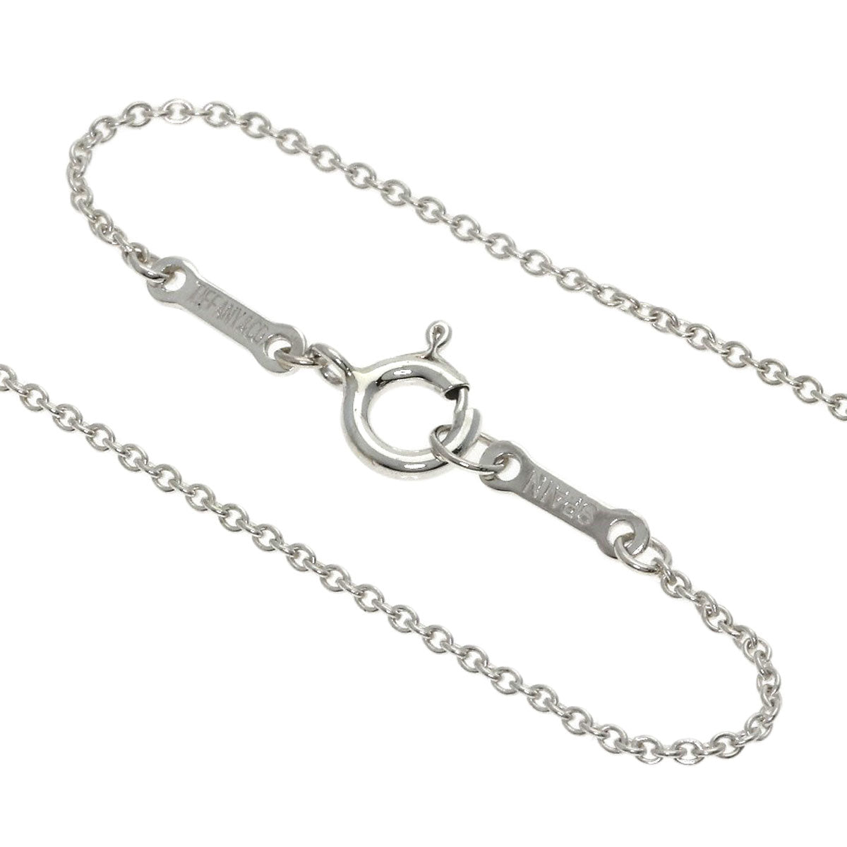 TIFFANY&Co. Full heart Necklace Silver Ladies [Used]