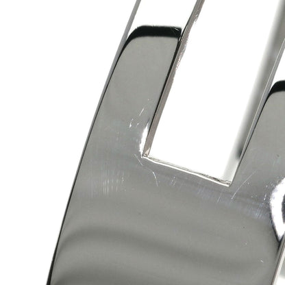 GUCCI Cutout G Logo Bangle Bracelet Silver unisex [Used]