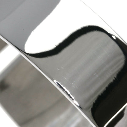 GUCCI Cutout G Logo Bangle Bracelet Silver unisex [Used]