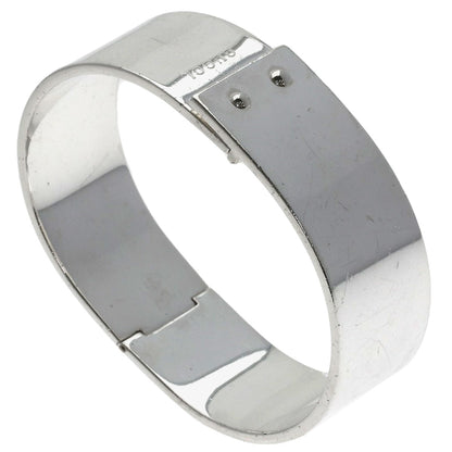 GUCCI Logo bangle Bracelet Silver Ladies [Used]