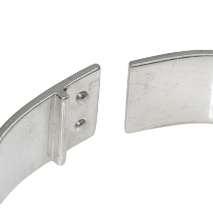 GUCCI Logo bangle Bracelet Silver Ladies [Used]