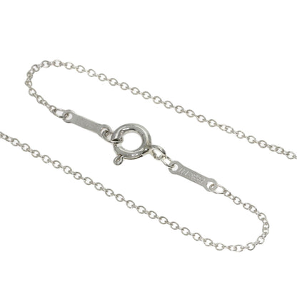 TIFFANY&Co. Open heart Necklace Silver Ladies [Used]