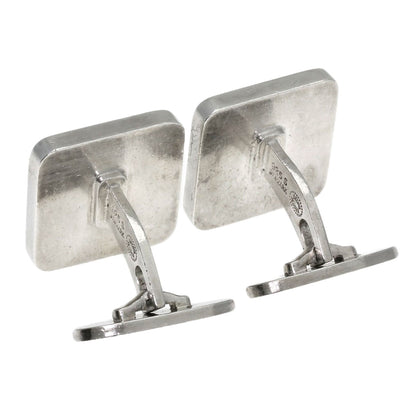 Georg Jensen Domino Enamel Vintage Cufflinks 93A cuffs Silver mens [Used]