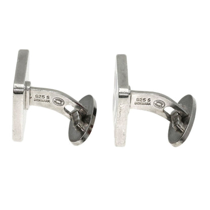 Georg Jensen Domino Enamel Vintage Cufflinks 93A cuffs Silver mens [Used]