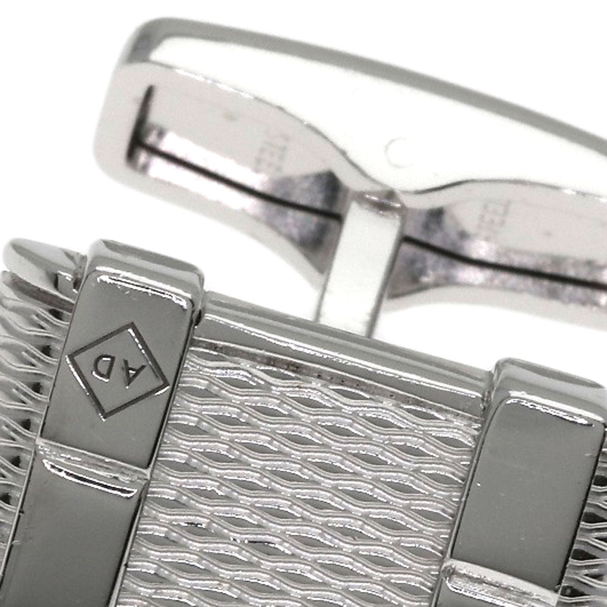 Dunhill Tie pin cufflinks AD 2-piece set Tie pin Silver mens [Used]