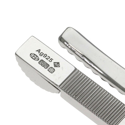 Dunhill Tie pin cufflinks AD 2-piece set Tie pin Silver mens [Used]