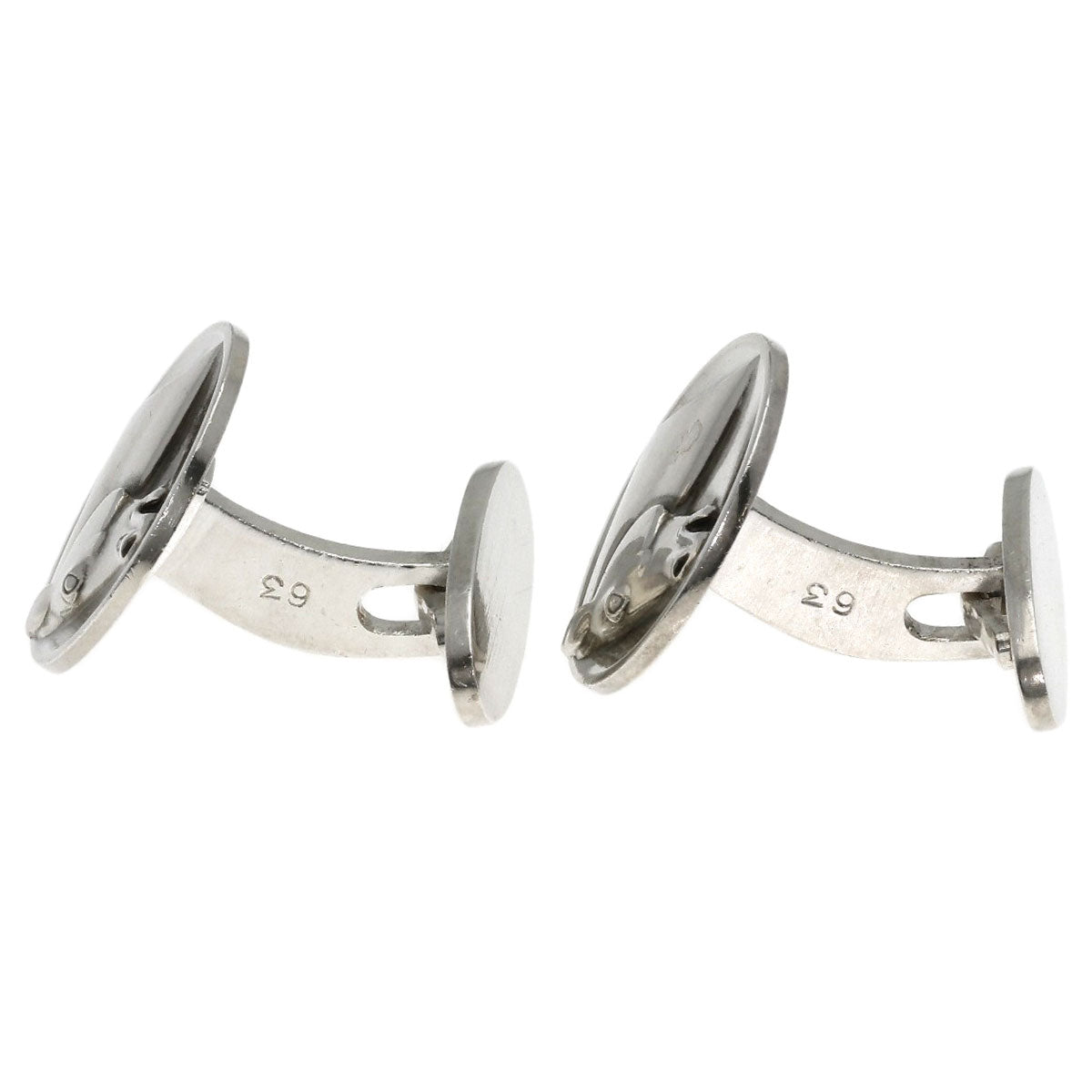 Georg Jensen Horse design cufflinks 63 cuffs Silver mens [Used]