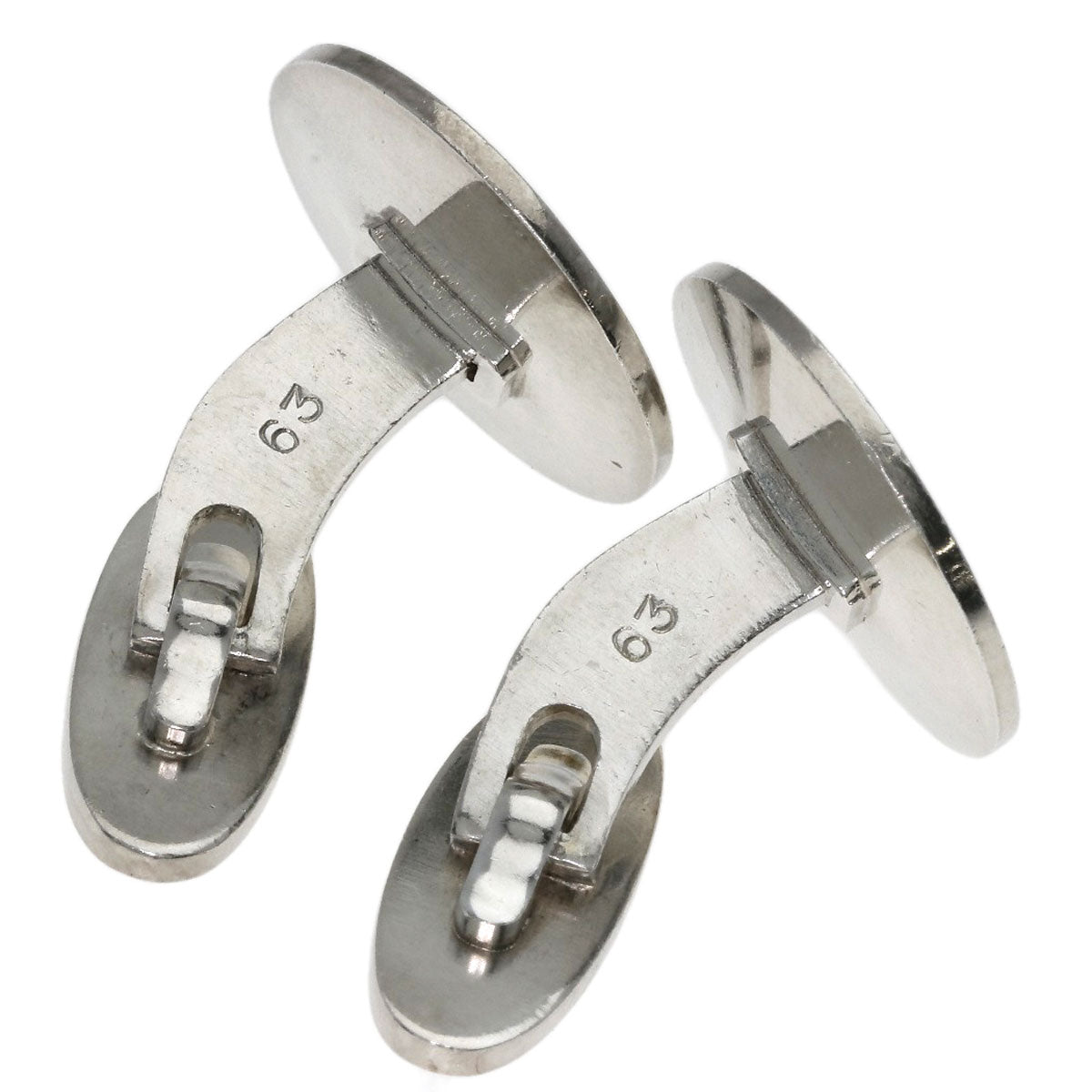 Georg Jensen Horse design cufflinks 63 cuffs Silver mens [Used]