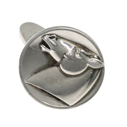 Georg Jensen Horse design cufflinks 63 cuffs Silver mens [Used]