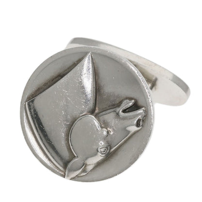 Georg Jensen Horse design cufflinks 63 cuffs Silver mens [Used]