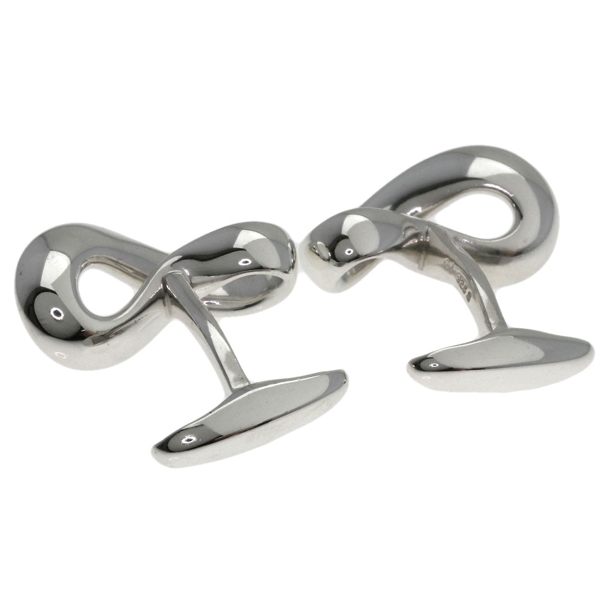 Georg Jensen Infinity Cufflinks cuffs Silver mens [Used]