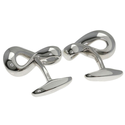 Georg Jensen Infinity Cufflinks cuffs Silver mens [Used]