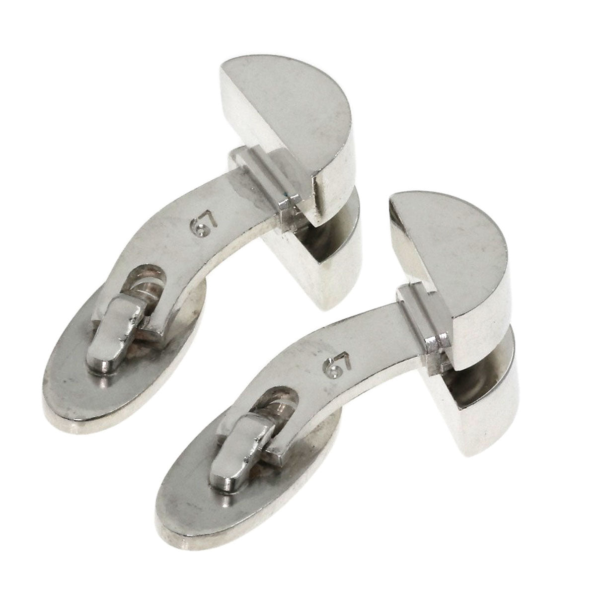 Georg Jensen Cufflinks 67 cuffs Silver mens [Used]